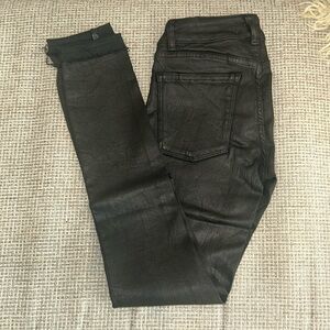 DL1961 Margaux Black midrise Insta sculpt ankle skinny jeans size 24